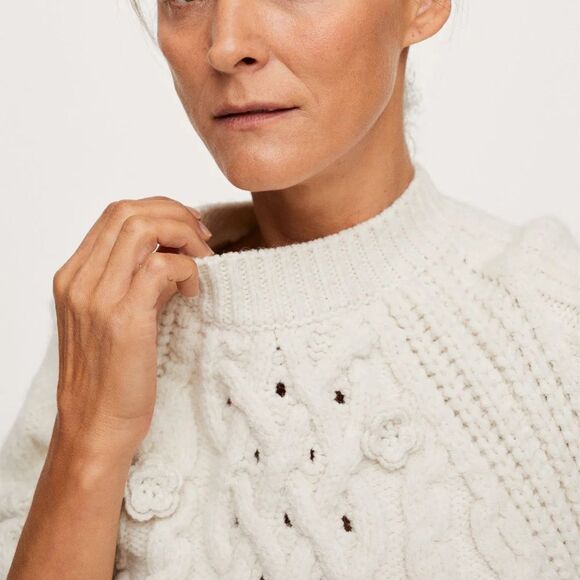 Mango Sweater Cable Knit New - Picture 7 of 9